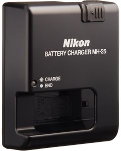 Nikon MH-25 Quick Charger for EN-EL15 Li-ion Battery compatible with Nikon D7000 and V1 Digital Cameras